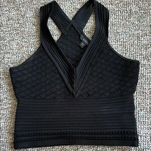 Guess V-Neck Crop Top
